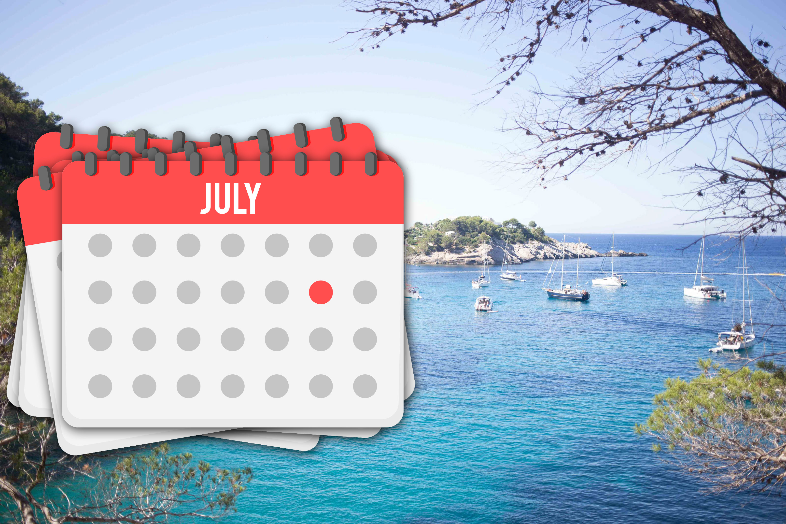 July ibiza boat trips