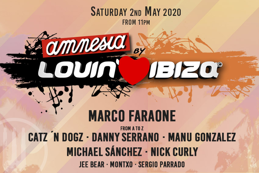 Lineup Amnesia Lovin Ibiza 2020 tickets