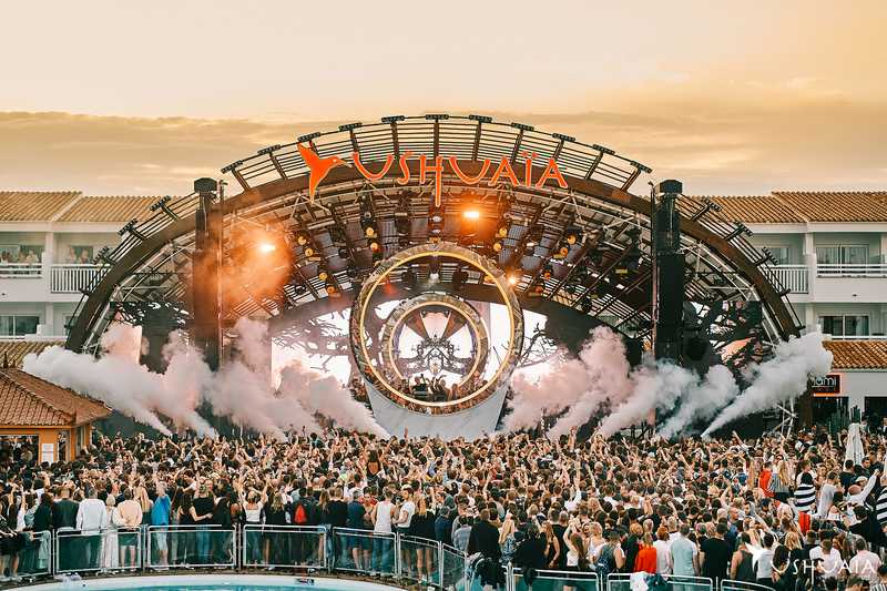 Image at club Ushuaia opening party Odyssey