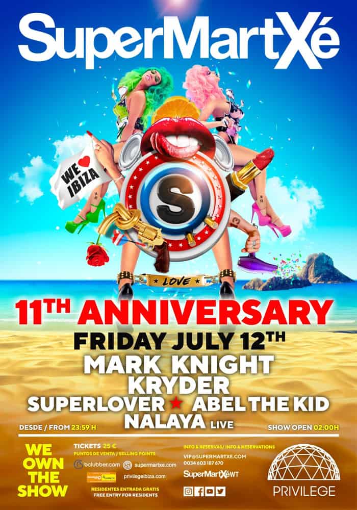 supermartxe aniversario lineup