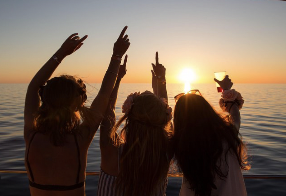Experience the Sunset Boat Party in Ibiza
