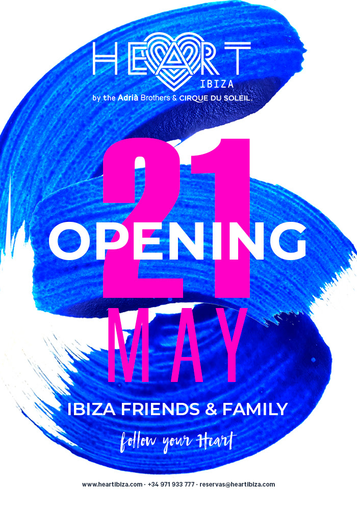 cartel opening party  Heart Ibiza, opening Ibiza 2020