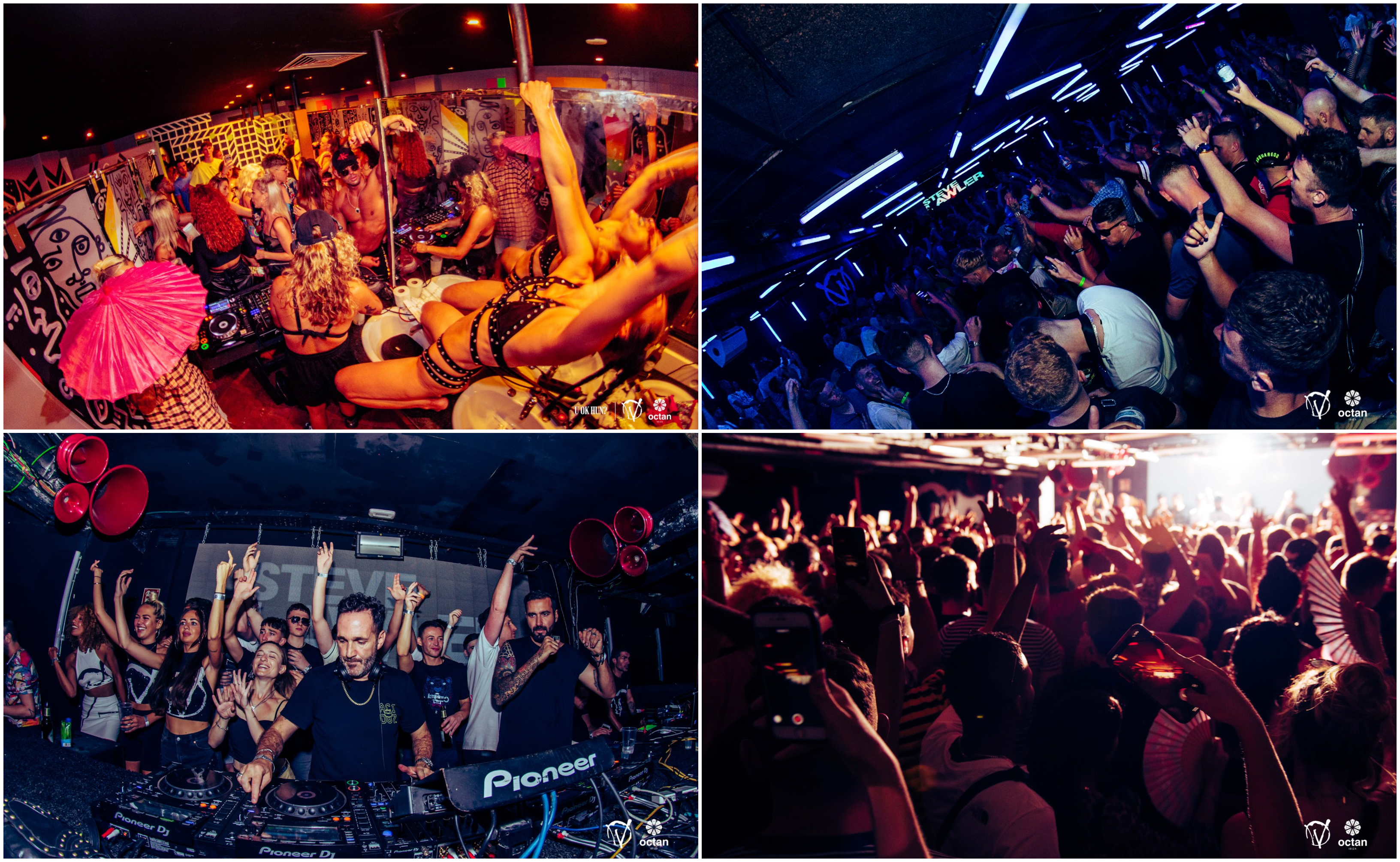Warriors party at Octan Club Ibiza