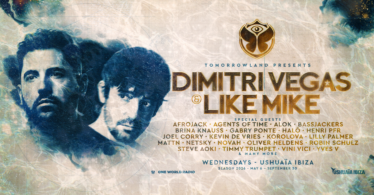 Tomorrowland lineup Ushuaïa Ibiza 2026