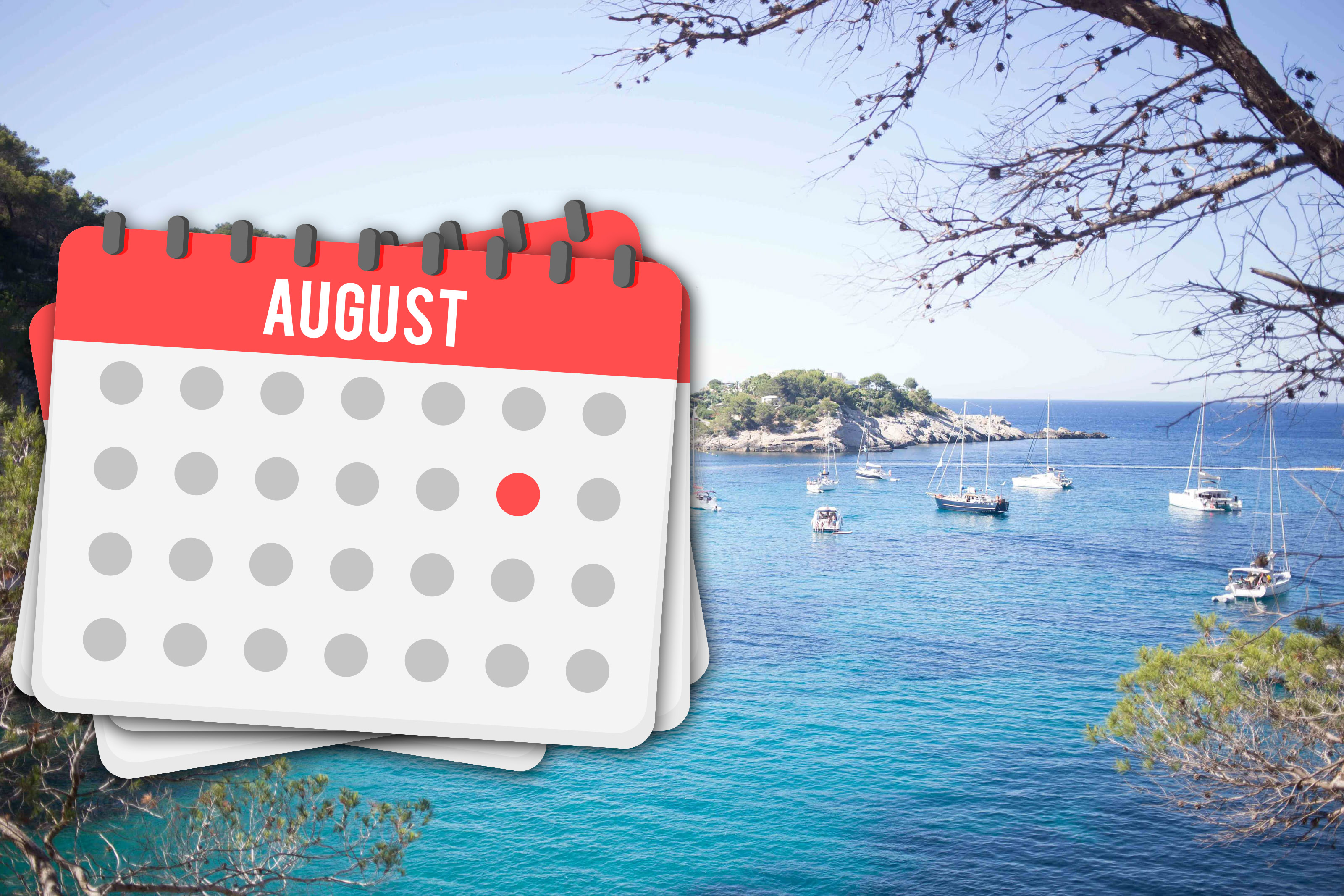 August ibiza boat trips