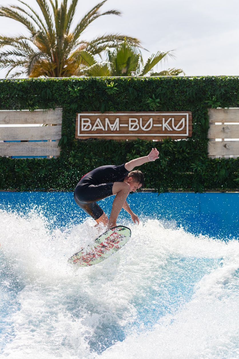 Surfing at Bambuku 2026