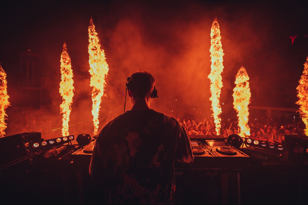 Calvin Harris view from cabin