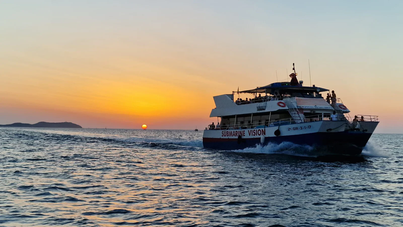 San Antonio to Es Vedra sunset
