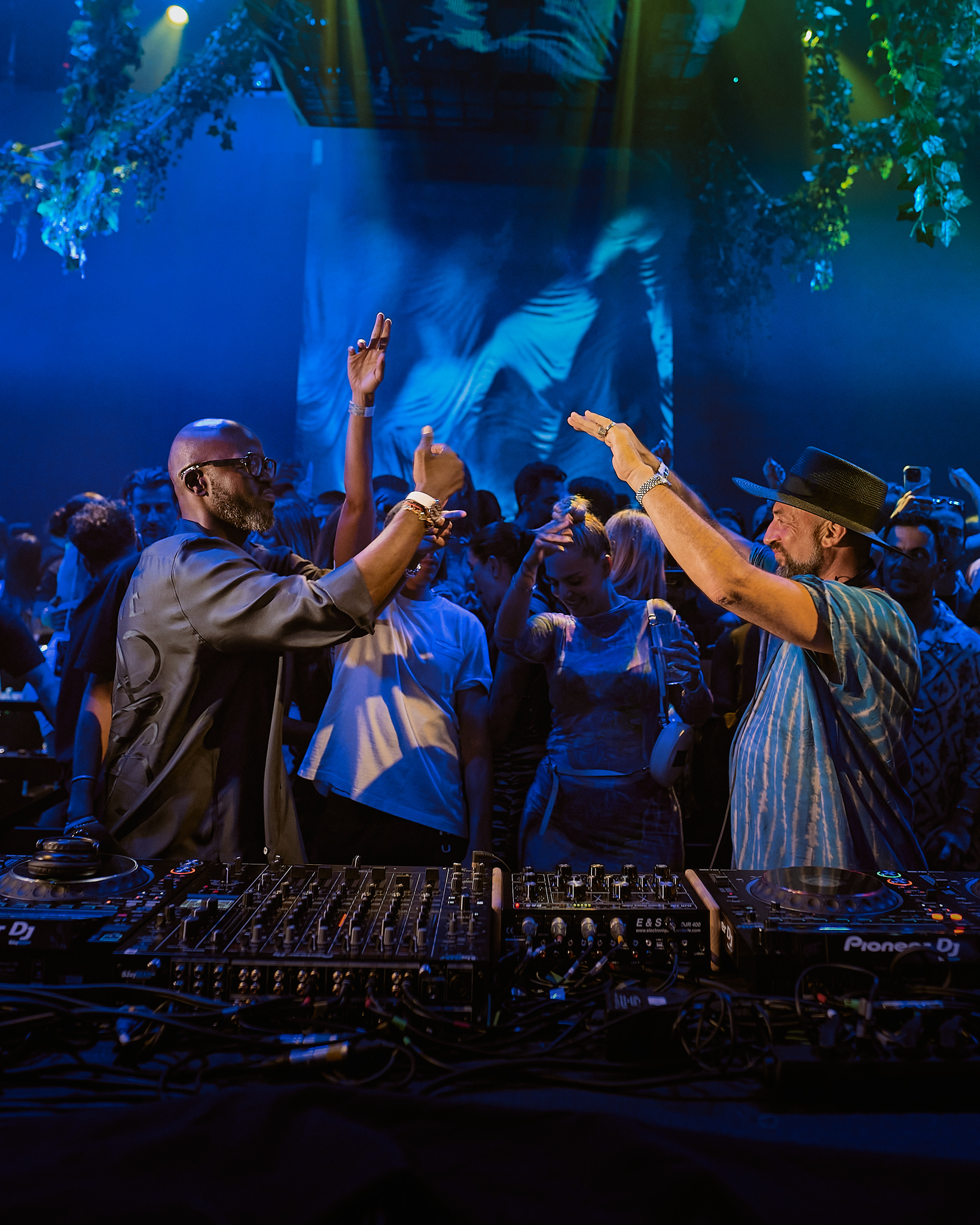 Black Coffee and Damian Lazarus at Hi Ibiza