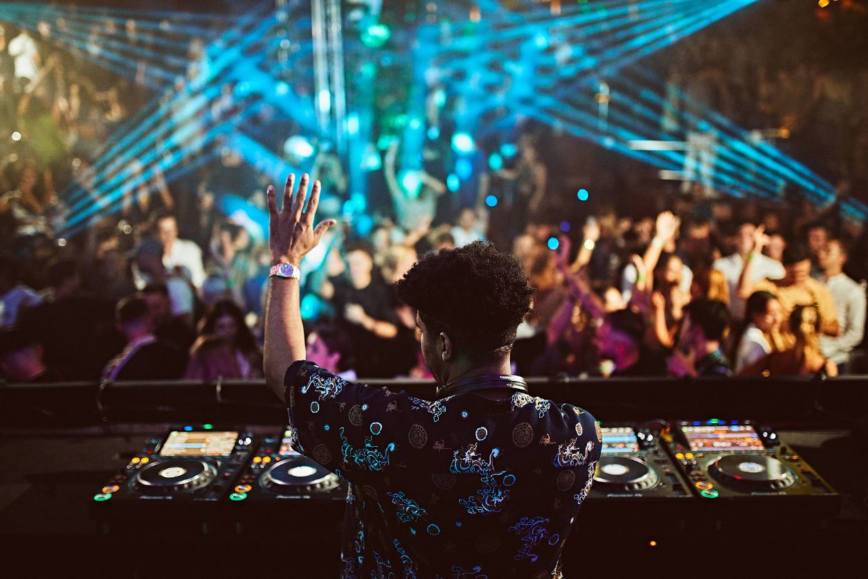 Views from the DJ at Cova Santa