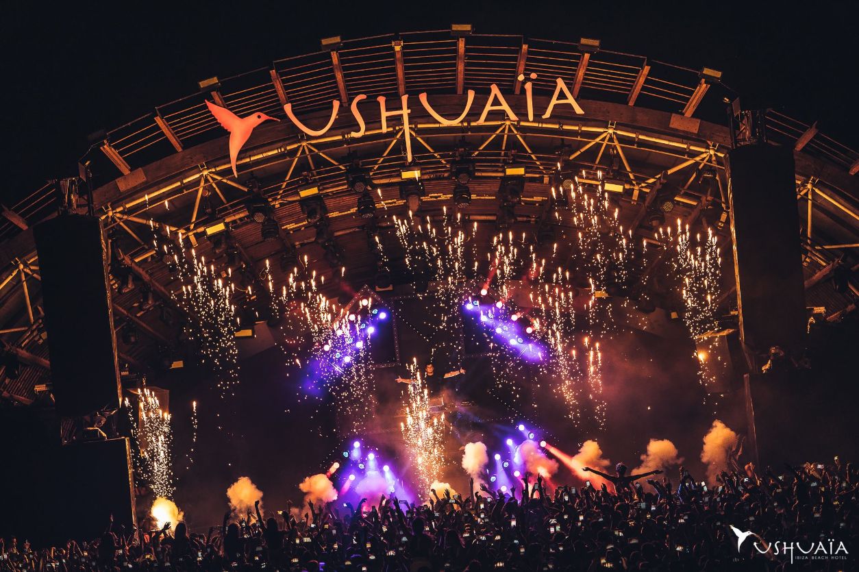 Great show at Ushuaia Ibiza