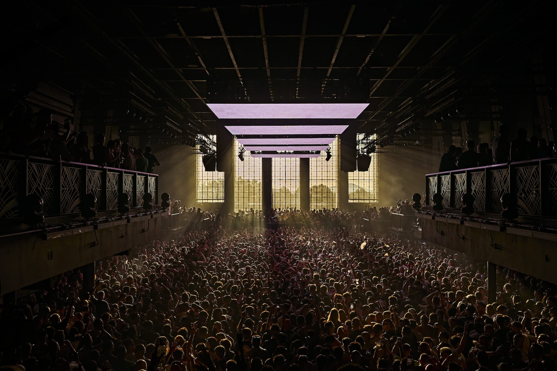 Sunrise at UNVRS Ibiza