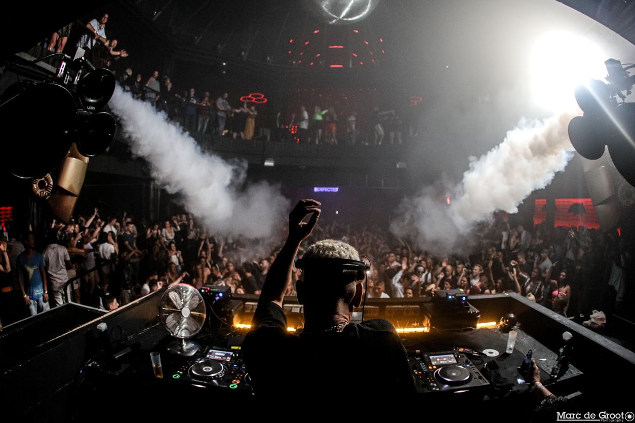 DJing at Eden