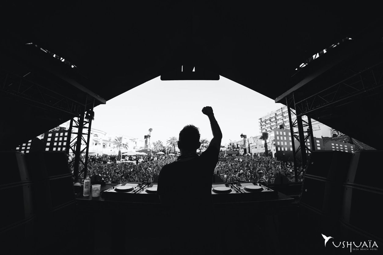 DJ hands up from ANTS Ibiza