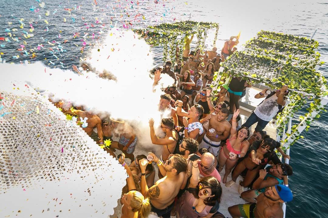 Canon show at Ibiza Sea Party