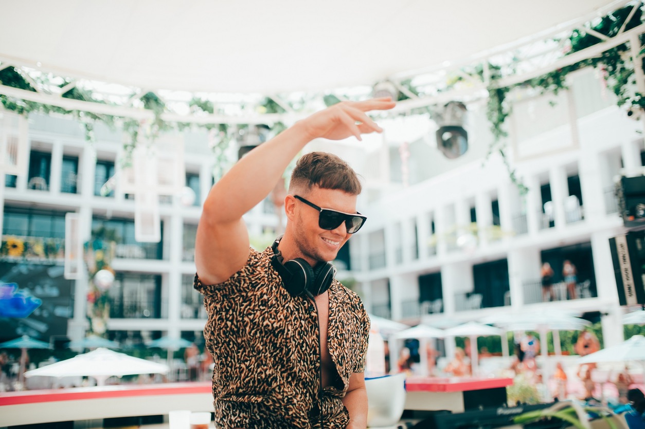 Joel Corry pool party Ibiza 2023