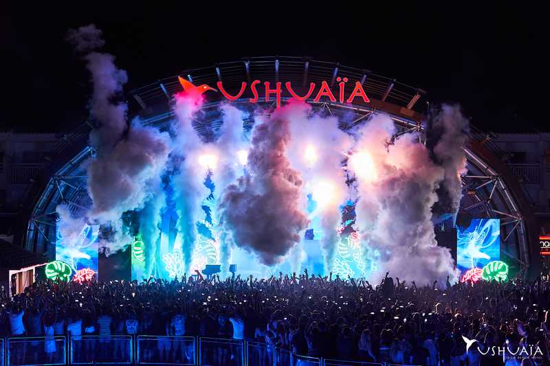 Amazing production at Ushuaia Ibiza