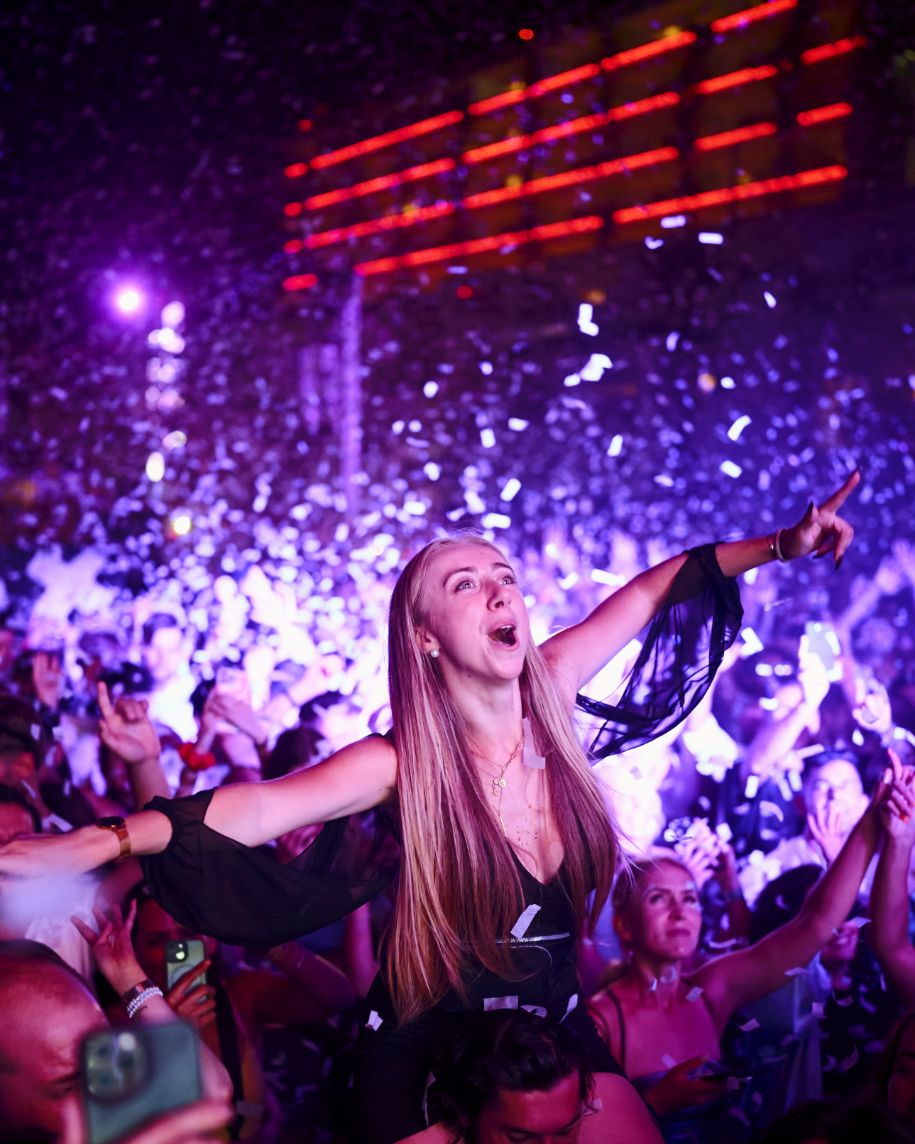 Having fun at Ushuaia Ibiza