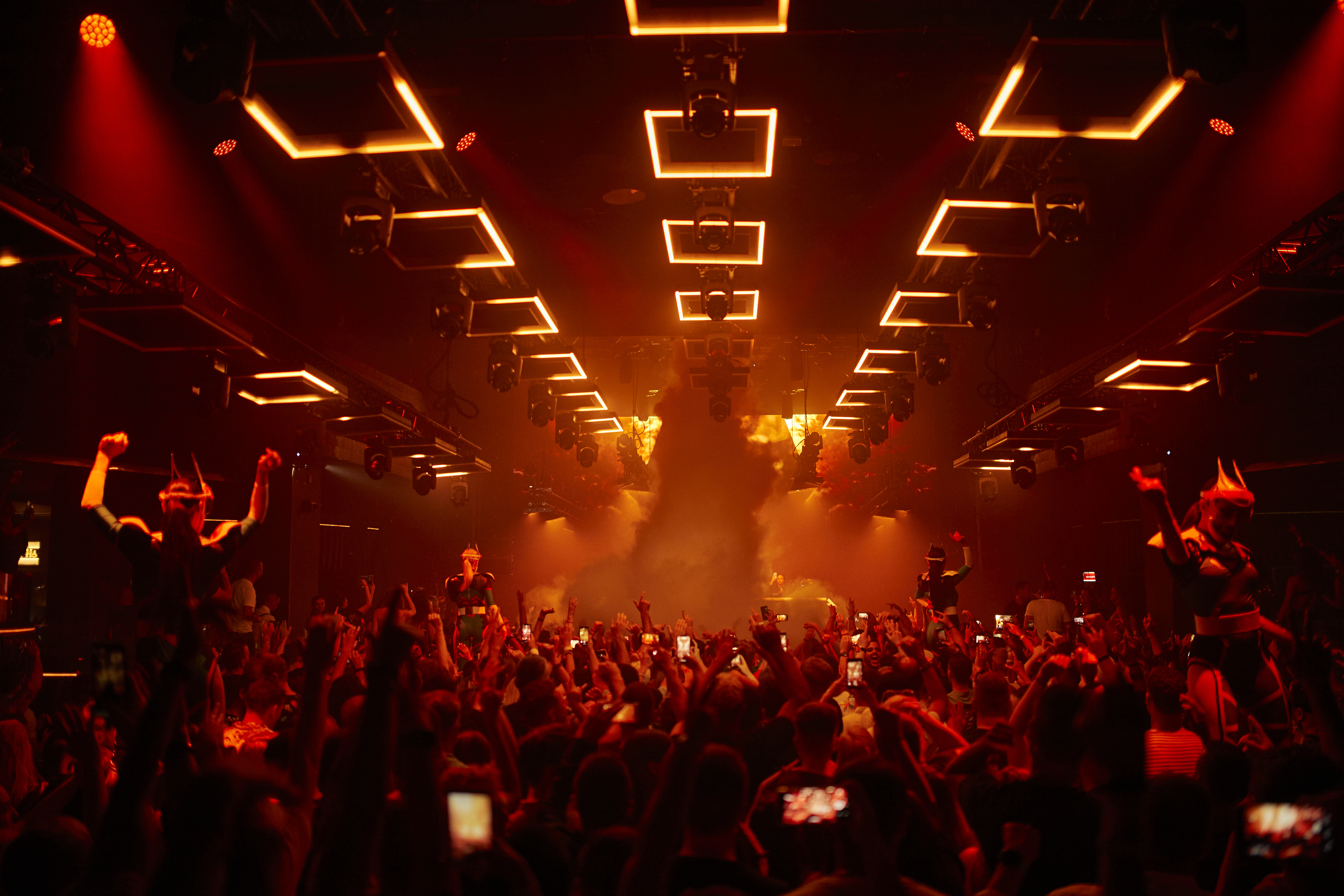 Hands up at Hi Ibiza