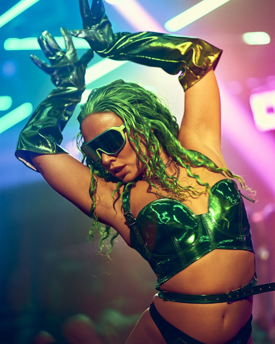 Dancer of Glitterbox at Hi Ibiza