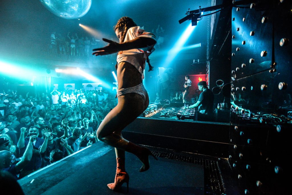 Dancer at Defected in Eden ibiza