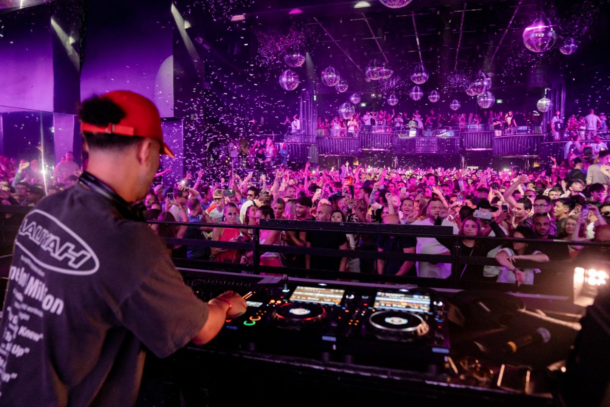 DJ booth at Glitterbox 2025