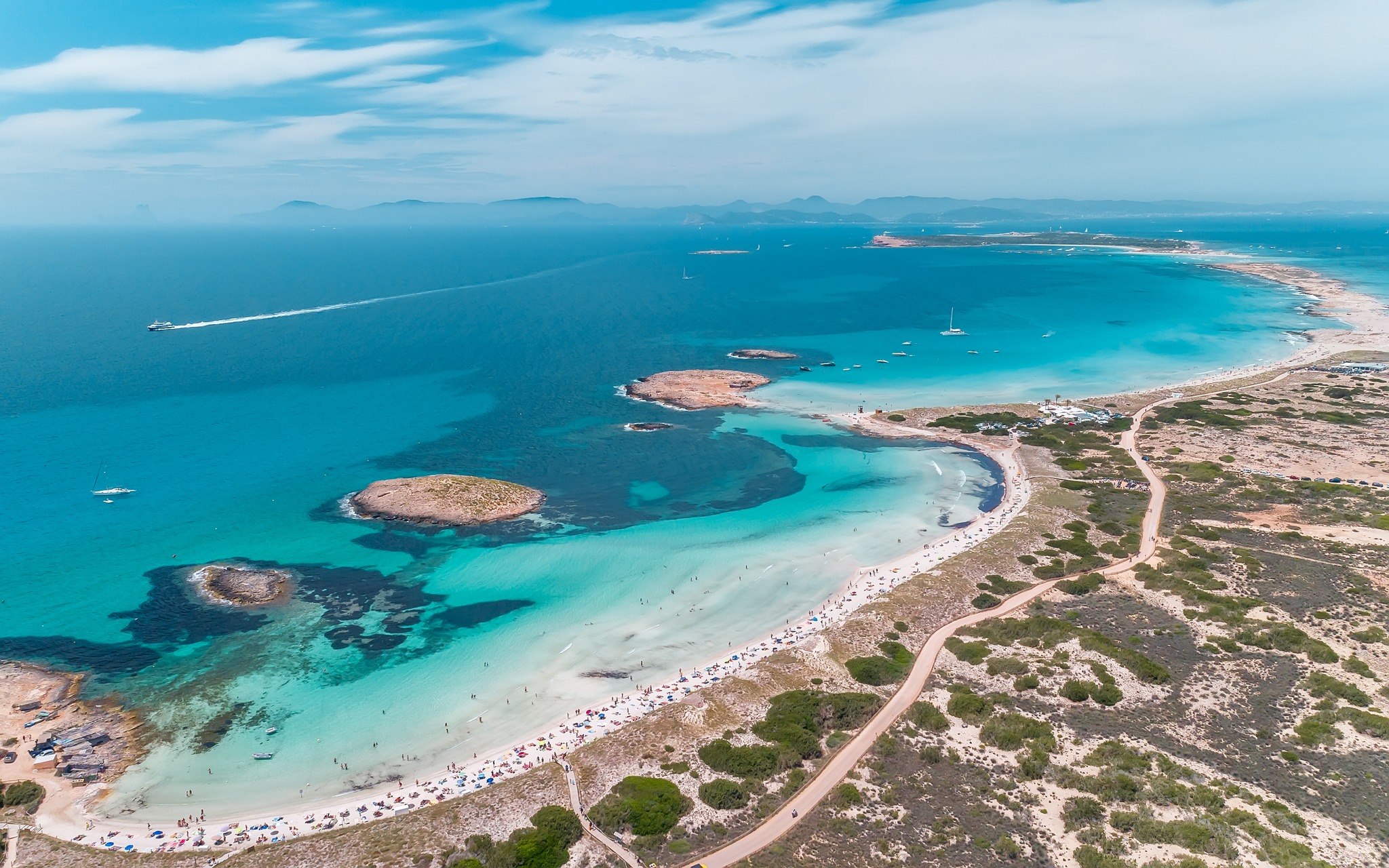 Barco formentera un día