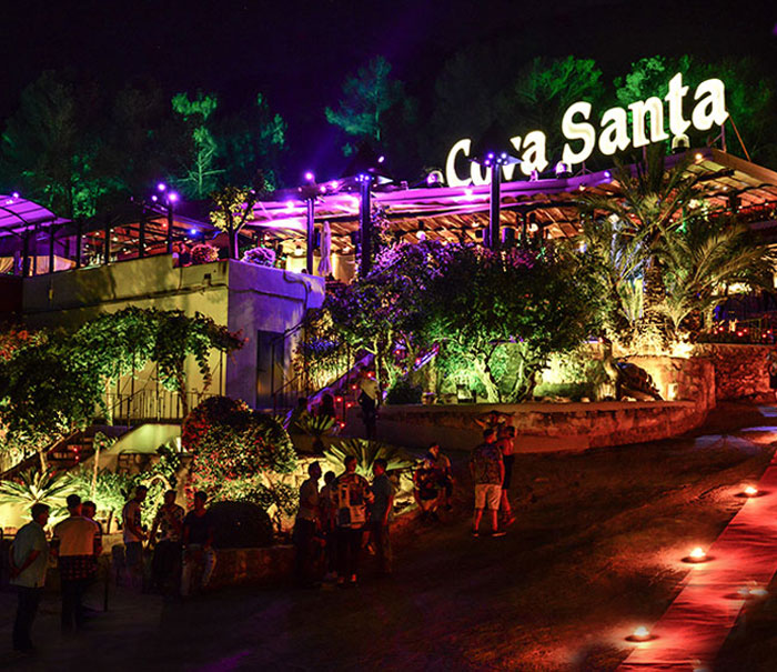 Day club Ibiza Cova Santa, open air parties