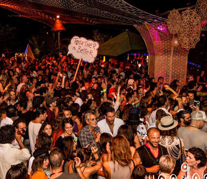 Cova santa Woomoon aparty, daylife Ibiza
