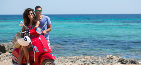 Alquiler moto formentera migjorn
