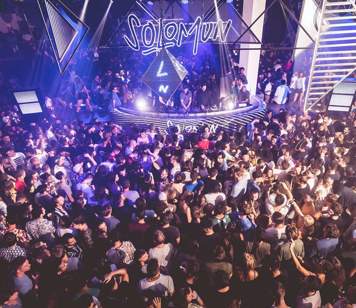 Pacha Ibiza discoteca, Solomun, party at night in Ibiza