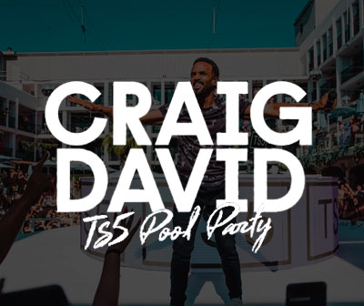 Closing party TS5 Craig David 2020, pool party, Ibiza Rocks Hotel