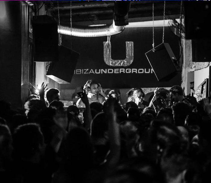 Underground club Ibiza, nightclubs and parties 